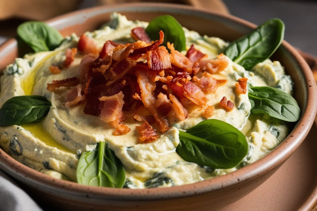 Bacon Knorr Spinach Dip