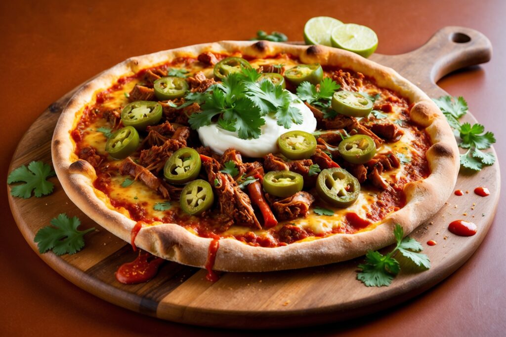 Spicy Birria Pizza