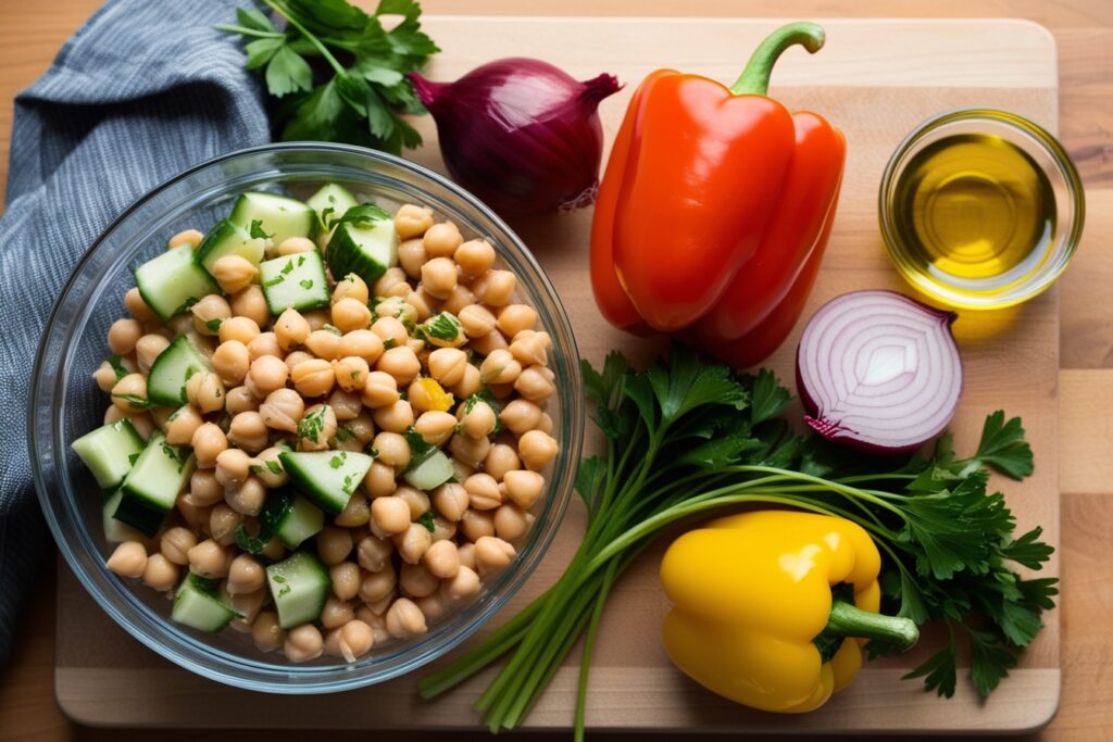 Meal Prep Ideas Chickpea Salad