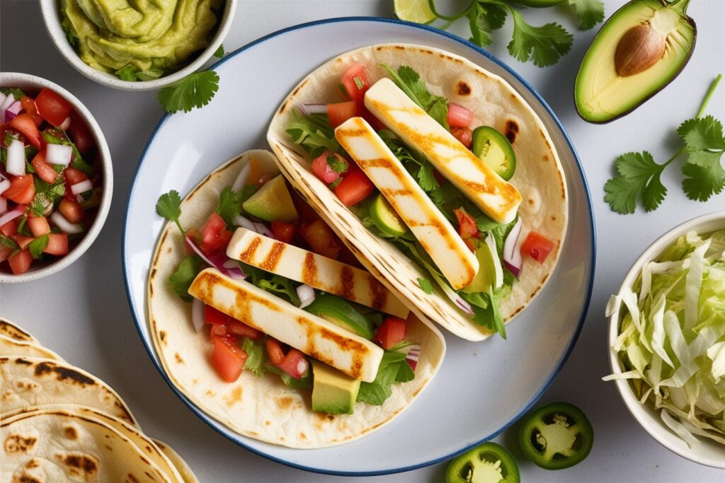 Tacos with Fresh Salsa and Guacamole