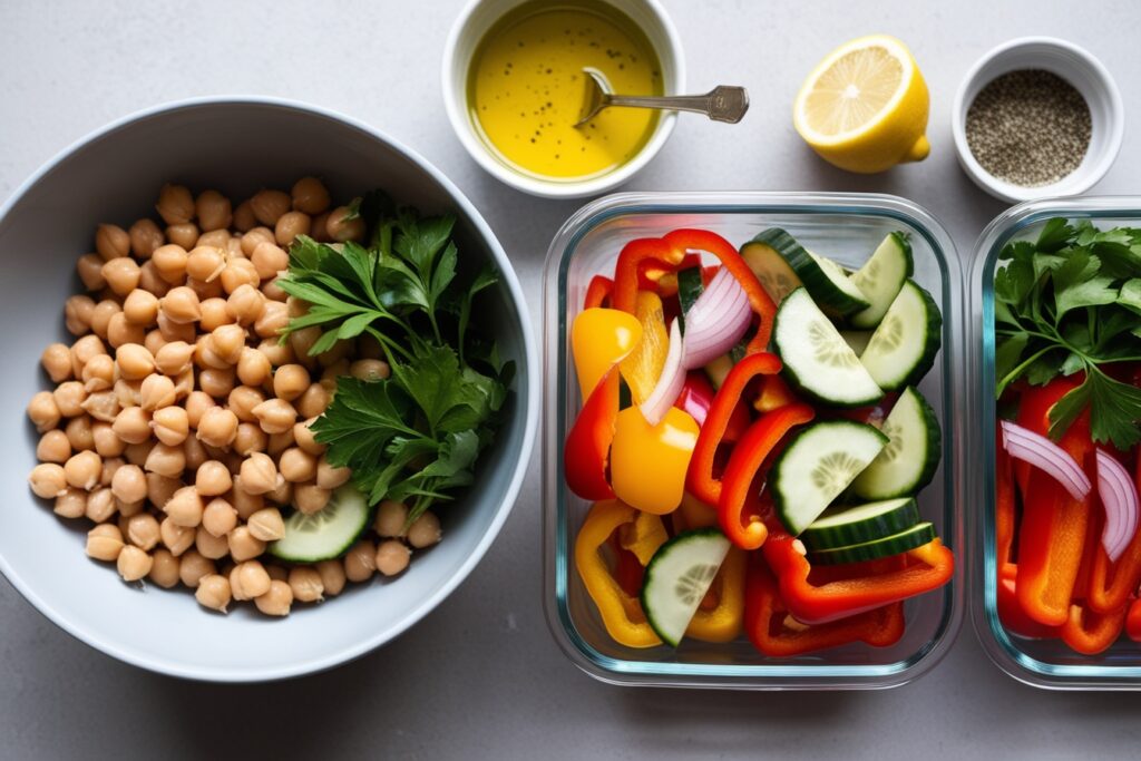 Meal Prep Ideas Chickpea Salad