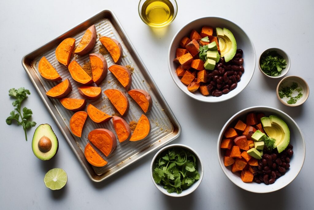 Sweet Potato and Black Bean Bowls