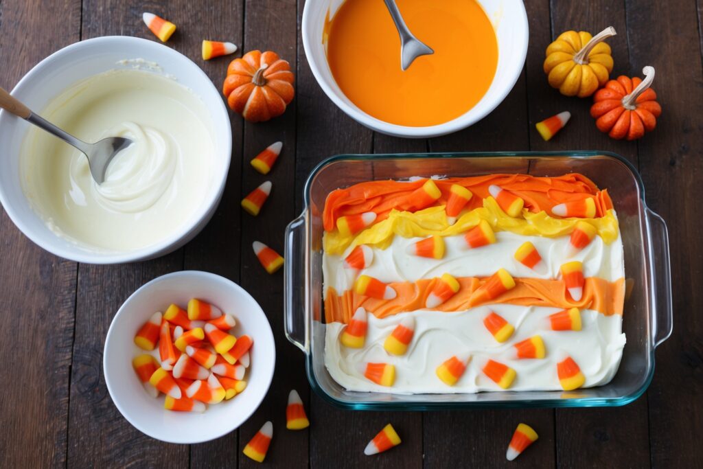 Classic Candy Corn Fudge