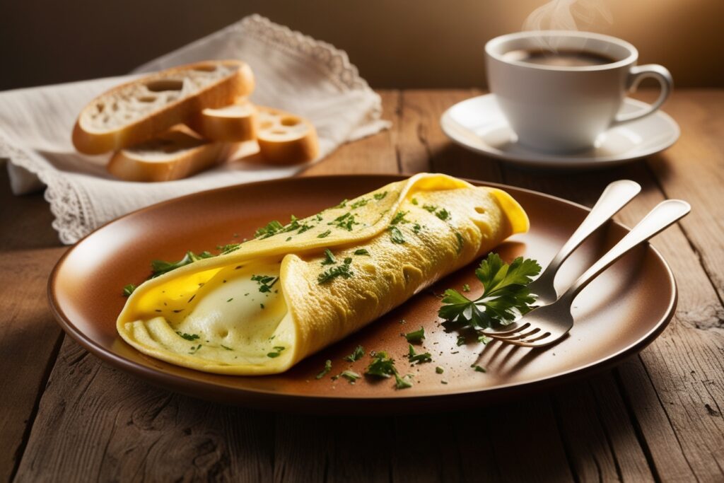 Asiago Cheese Omelet