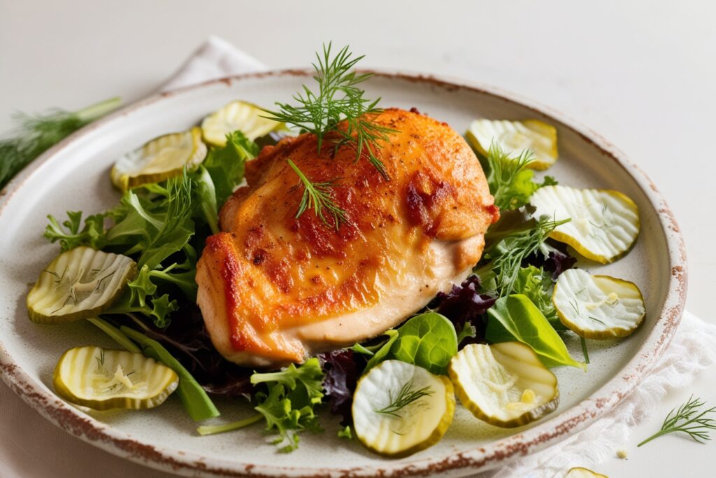 Baked Chicken with Chips