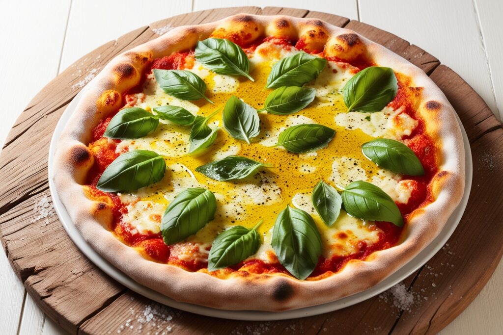 Top with fresh basil leaves