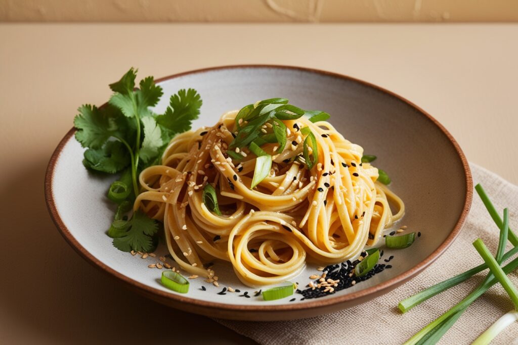 Cold Sesame Linguini