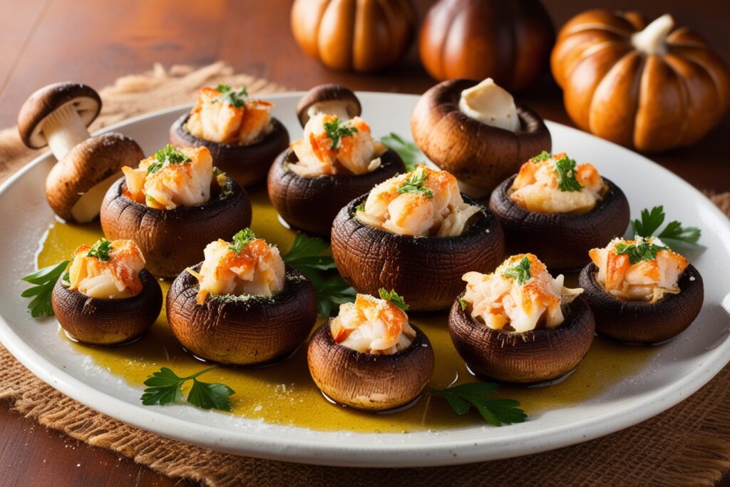 Crab-Stuffed Mushrooms