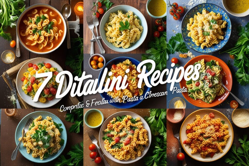 Ditalini Pasta : A Tiny Pasta with Big Flavor