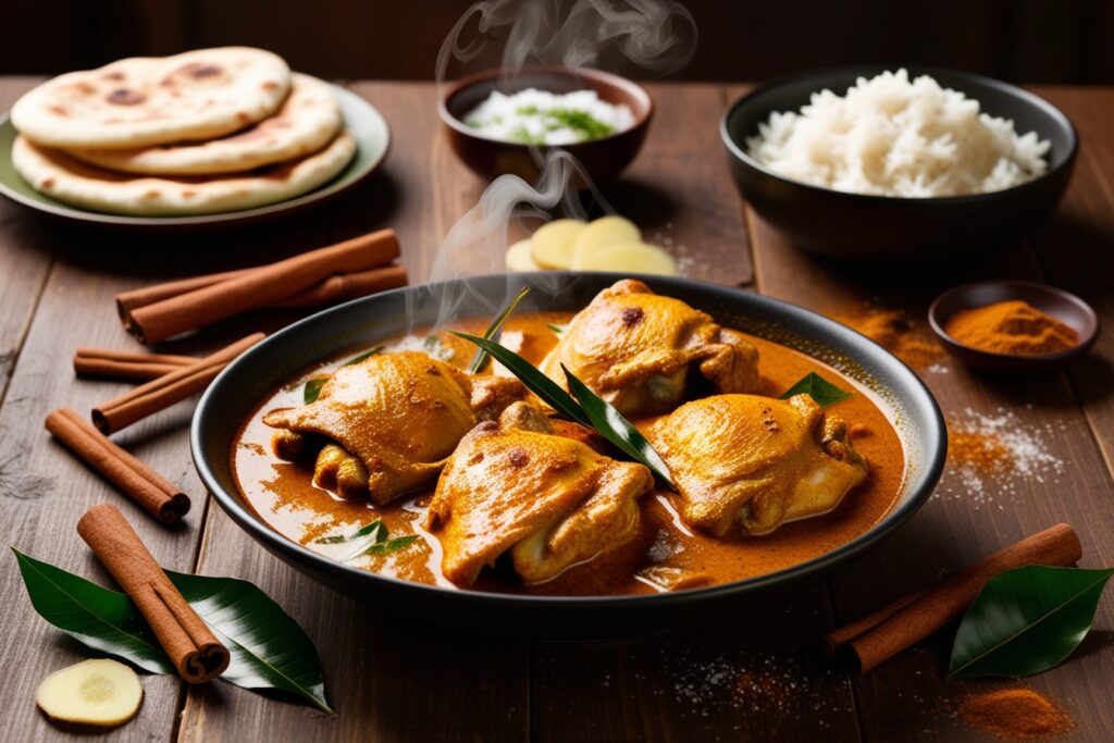 Savory Cinnamon Stick Chicken Curry