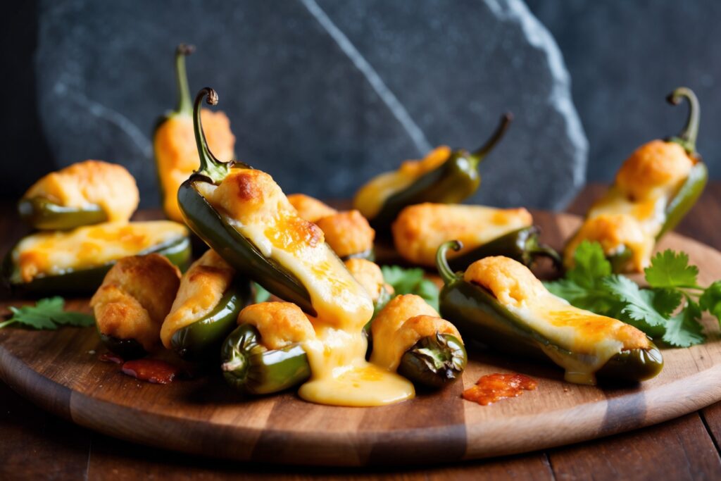  Cheese Curd-Stuffed Jalapeño Poppers