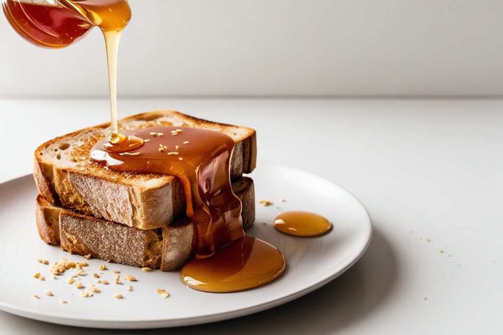 Honey comb on Toast: A Breakfast Classic