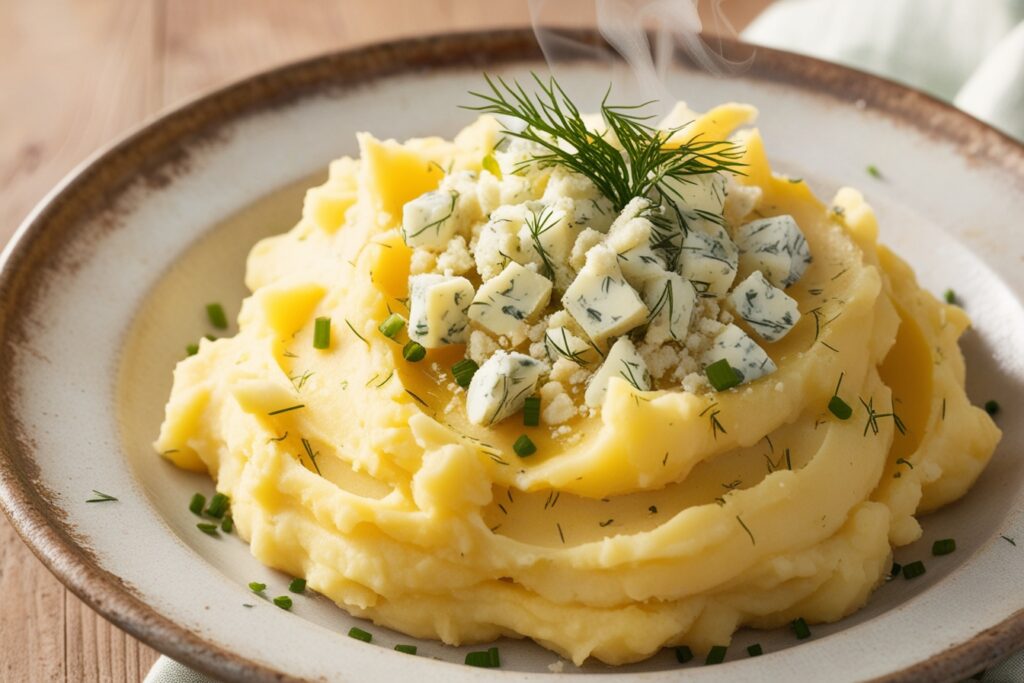 Dill Havarti Mashed Potatoes