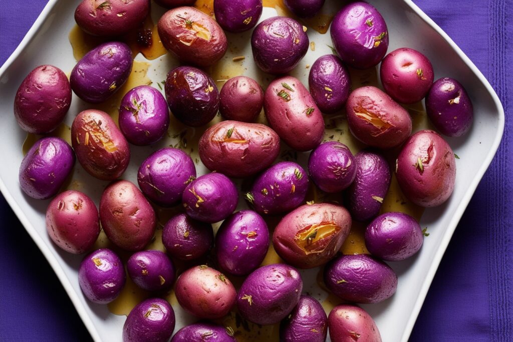 Classic Roasted Purple Potatoes