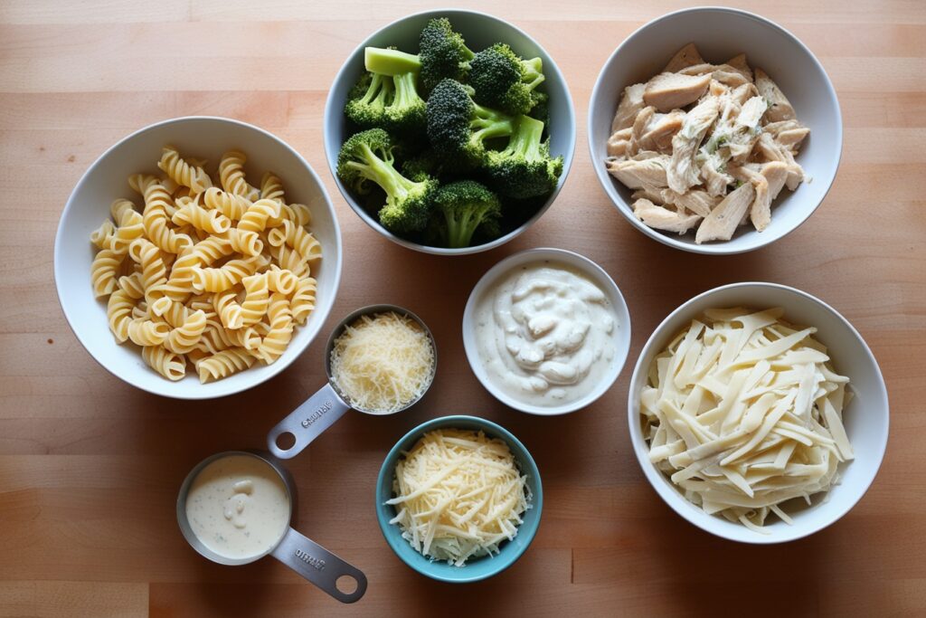 Ingredients: Creamy  Alfredo Bake