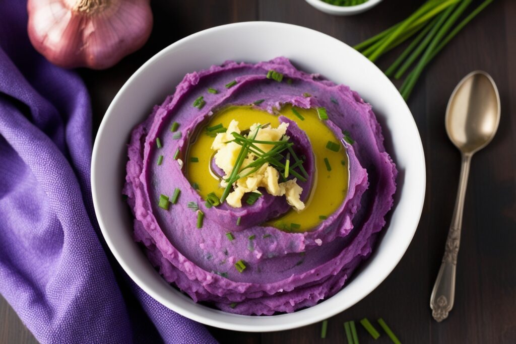 Garnish with freshly chopped chives before serving.