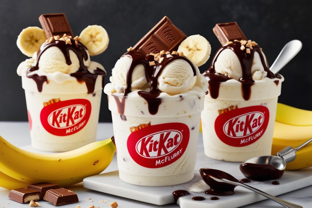 KitKat Banana Split McFlurry