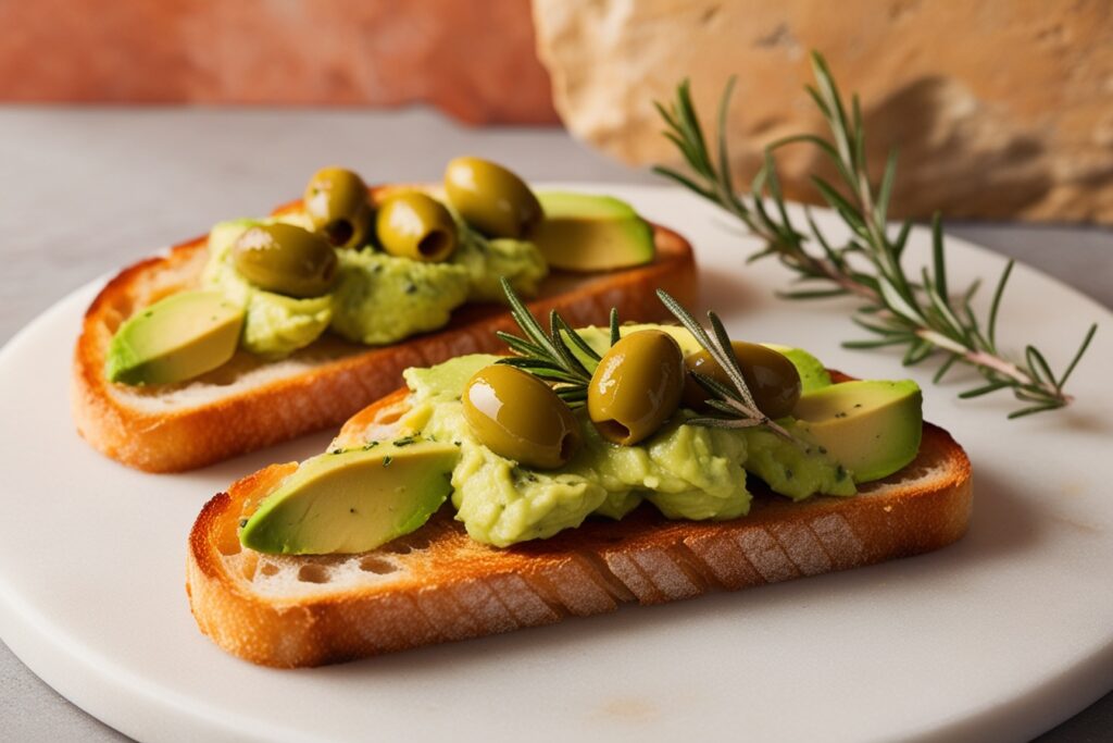 Castelvetrano Olive and Avocado Toast