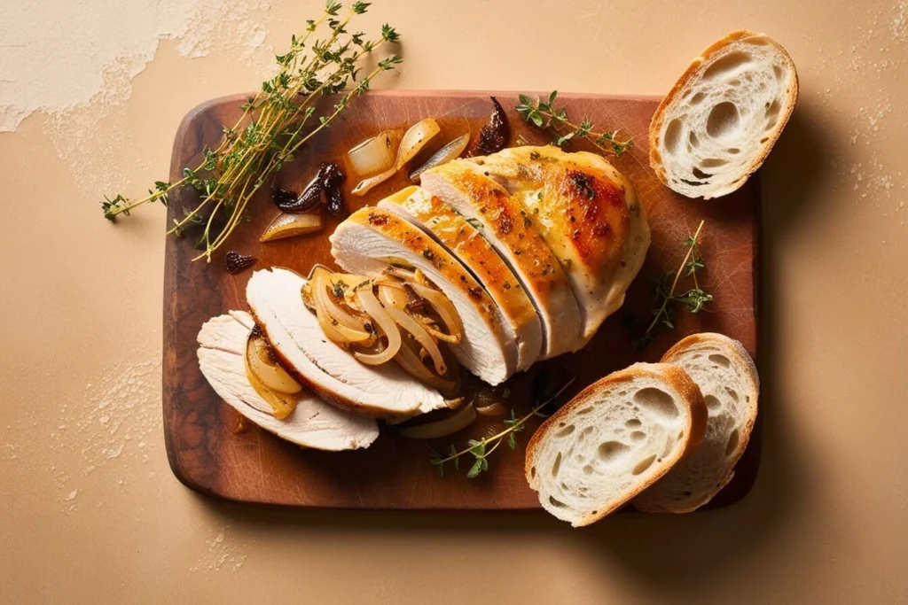 Shallot Stuffed Chicken Breast