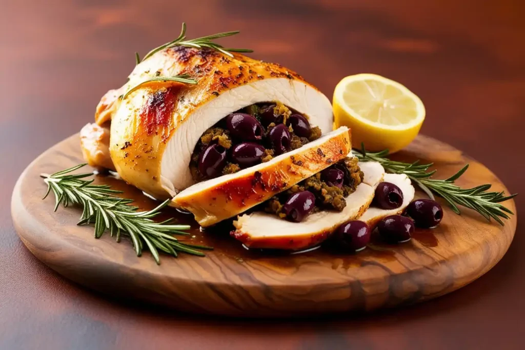 Kalamata Olive Stuffed Chicken Breast