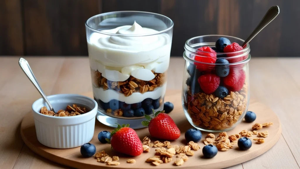 5-Minute Timer Recipes;Greek Yogurt Parfait