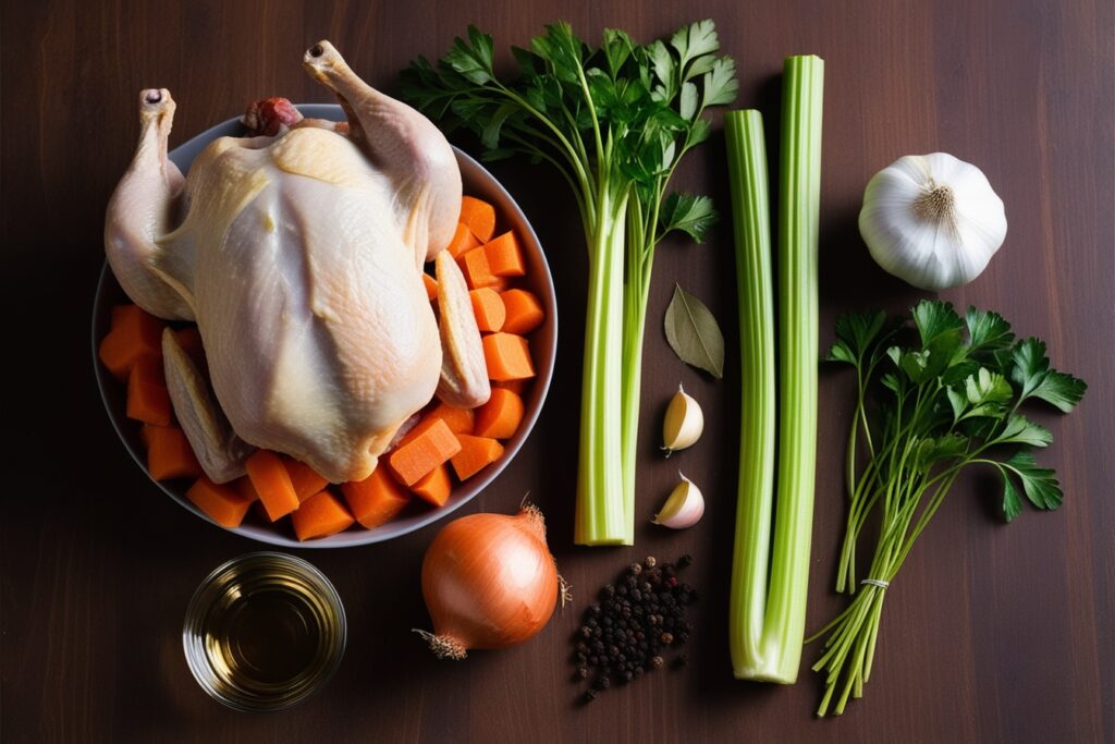 Ingredients for Homemade Chicken Bouillon