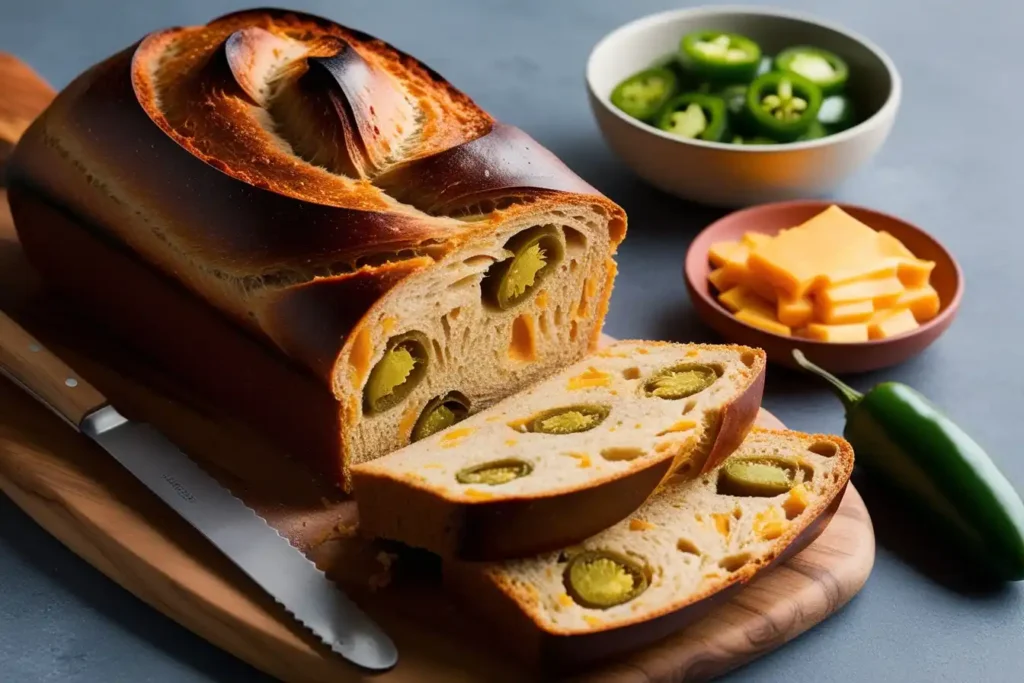 Vegan Jalapeno Cheddar Artisan Bread Recipe