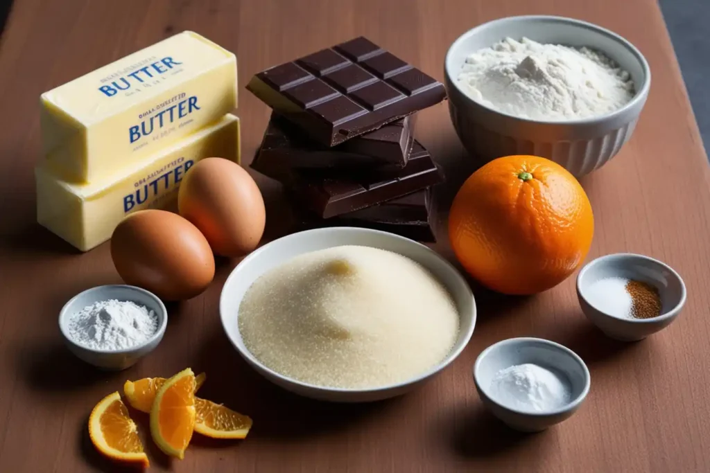 Ingredients You’ll Need This Chocolate Orange Almond Cake