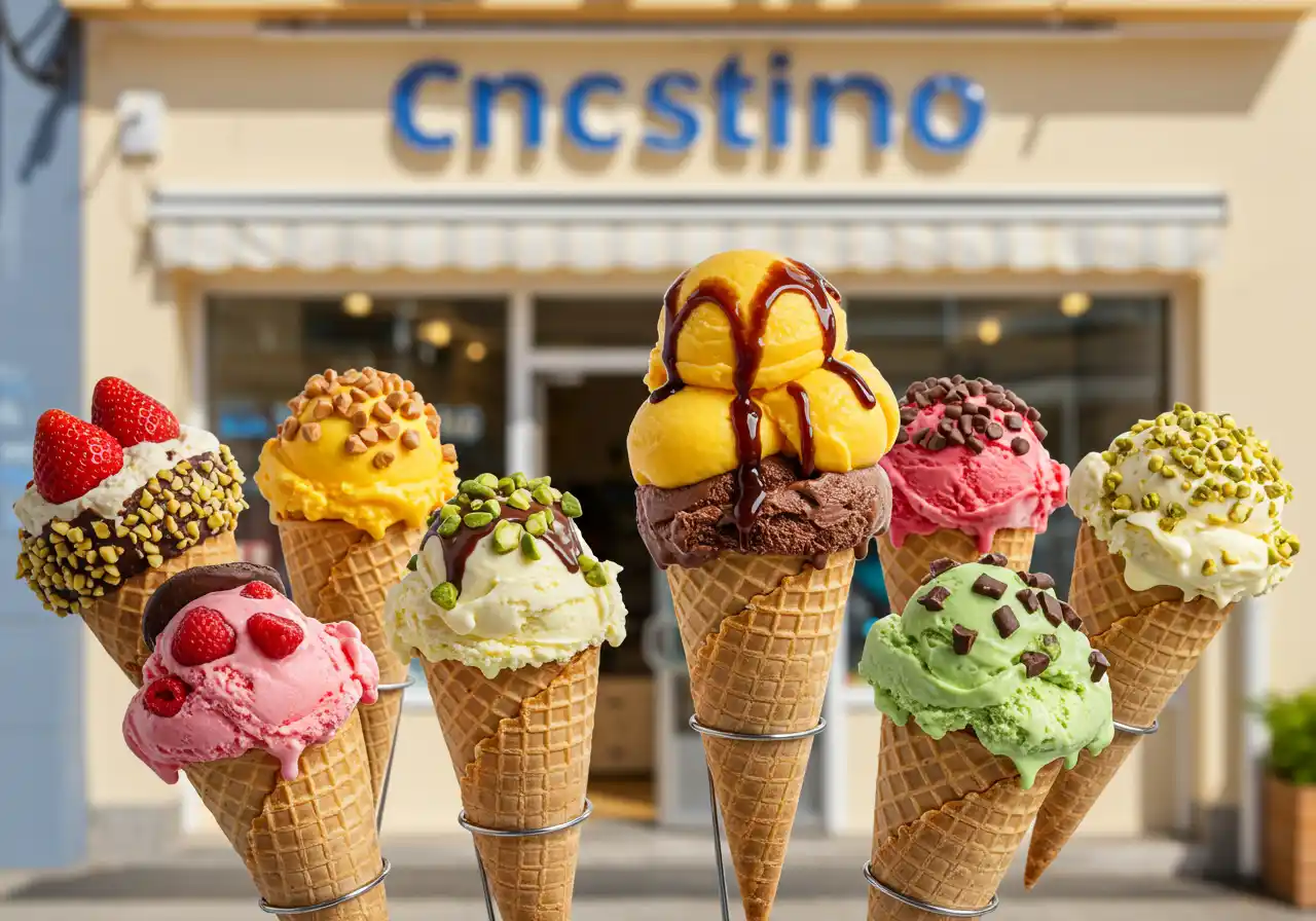 Cncstino's Sweet Symphony: A Rainbow of Ice Cream Delights